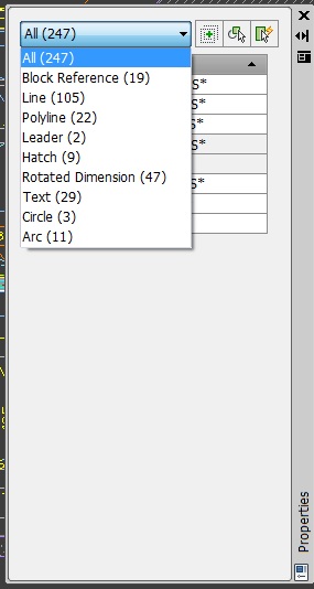 חלון המאפיינים