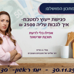 המתכון לפגישת ייעוץ מטבחים עם נטלי מלכא הדרכה אצל ענבלת